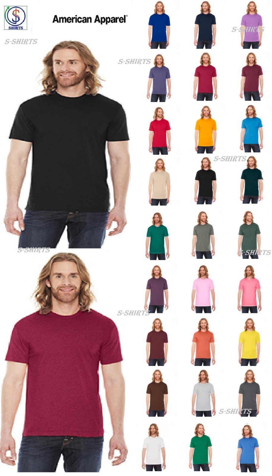 Футболка American Apparel New Unisex 